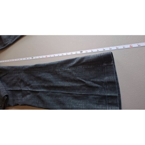 Vintage Maurices Denim Wide Leg Boot Cut Jeans Womens Size 11/12 R - Picture 7 of 9
